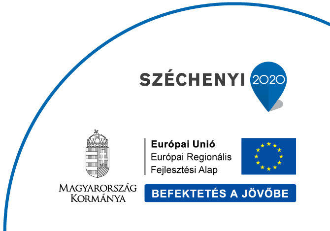 Széchenyi 2020 logó az alsó pozícióban